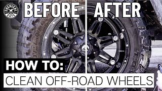 How To Clean Filthy OffRoad Wheels  Chemical Guys [upl. by Alasteir]