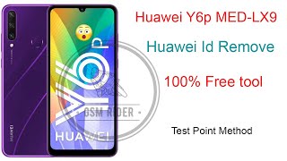 Huawei Y6p  MEDLX9 Huawei Id Remove with free tool 100 working for all security [upl. by Nilek]