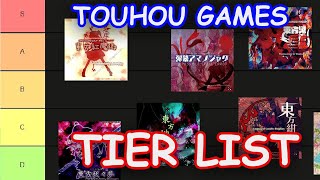 Touhou Games Tier List Based on Difficulty [upl. by Ymeraj546]