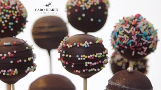 MORBIDISSIIMI TARTUFINI DI CIOCCOLATO e PANDORO  🇺🇸 CAKE POPS  Il Ricettario 38 [upl. by Noreg]