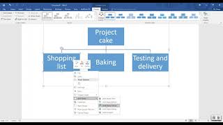 Making a WBS in MS Word [upl. by Catherina]