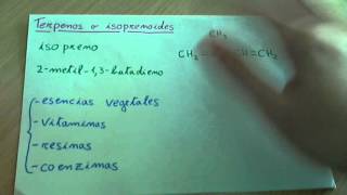 Terpenos o isoprenoides  Biología Lípidos [upl. by Romaine736]