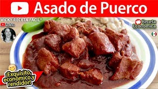 ASADO DE PUERCO  VickyRecetaFacil [upl. by Aliahkim662]