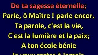 Chante avec moi 🎼🎵  À tes pieds ô divin Maître [upl. by Ahteres]