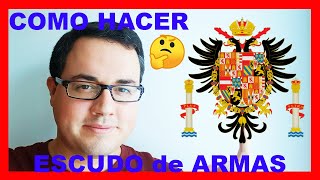 👑 COMO HACER un ESCUDO de ARMAS FAMILIAR ⚔️ desde 0 Que es la Heráldica [upl. by Notsuj]