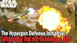 The Hypergun Defense Initiative Star Wars Empire at War [upl. by Oirazan]