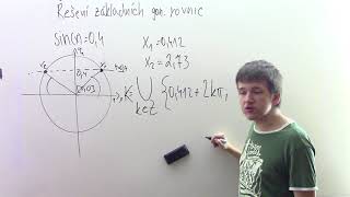 Řešení základních goniometrických rovnic [upl. by Doralynn]