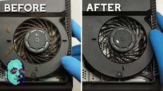 How to SUPER CLEAN the PlayStation 4 Pro Fan and Case [upl. by Paulsen]