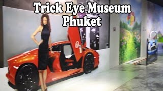 Trickeye Museum PhuketTown Family Fun in Phuket Thailand [upl. by Kcirtapnhoj]