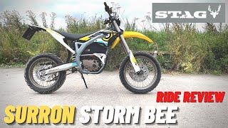 SURRON STORM BEE ELECTRIC Motorbike Review [upl. by Auos790]