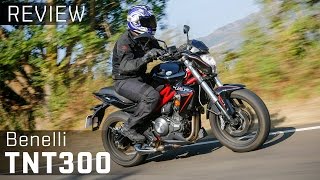 Benelli TNT 300  Review  Zigwheels [upl. by Niwred365]