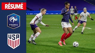 FranceEtatsUnis Féminines 02  buts et occasions I FFF 2021 [upl. by Yerfdog]