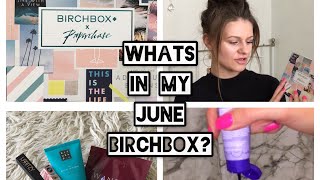 JUNE BIRCHBOX 2019 [upl. by Ellesirg971]