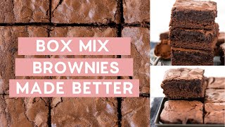 How to make box brownies better [upl. by Lewellen505]