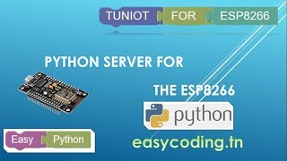 NodeMcu ESP8266 Tutorial B16 Communicate with a PYTHON Server [upl. by Vine]