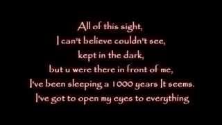 Evanescence  Wake me up Inside Lyrics [upl. by Eedahs]