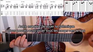 La lettre Renan Luce  Tuto guitare Tabs [upl. by Nylsaj]