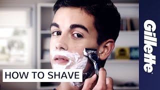 How to Shave  Shaving Tips for Men  Gillette [upl. by Nagem253]