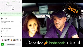 Instacart detailed full shop tutorial 2021 [upl. by Hyozo]