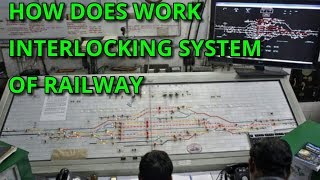 how does work interlocking system of railway [upl. by Eillas]