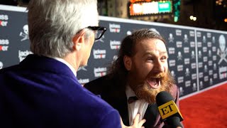 Sami Zayn crashes Johnny Knoxville’s “Jackass Forever” Red Carpet Premiere [upl. by Nitin36]