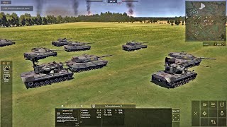 Regiments  NATO Leopard Tanks vs Soviet 61st Guard Tank Intense RTS PC Gameplay [upl. by Aracahs]