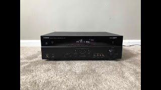 Yamaha RXV471 51 HDMI Home Theater Surround Receiver [upl. by Hagai]