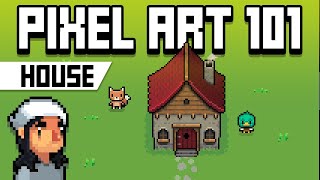 Pixel Art 101 House [upl. by Nauaj913]