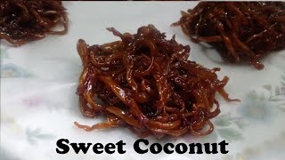 HOW TO MAKE SWEET COCONUT  BUKAYO [upl. by Converse370]