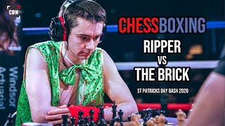 Chessboxing  Ripper vs The Brick  St Patricks Day Bash 2020  Chess Boxing [upl. by Ymeraj928]