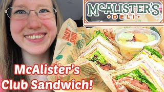 McAlisters Deli McAlisters Club Sandwich Review [upl. by Evannia627]