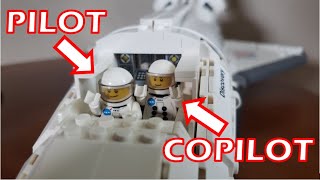 Modifying my 10283 Space Shuttle Discovery to fit TWO MINIFIG PILOTS [upl. by Acquah]