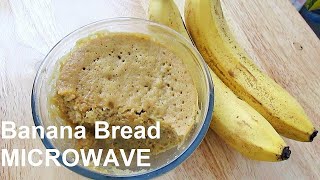 Microwave BANANA BREAD in a Bowl [upl. by Glick264]