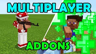 MCPE The BEST Multiplayer Addons [upl. by Edda]