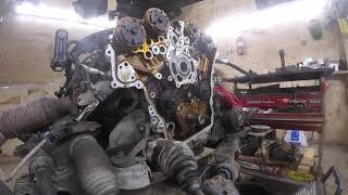 GM 36 timing chain replacement [upl. by Eirrotal9]