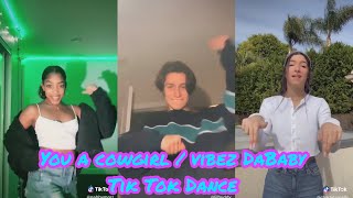 you a cowgirl  vibez DaBaby • Tik Tok Dance Compilation • [upl. by Gothurd834]