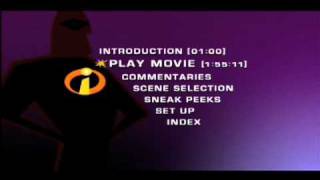 Incredibles DVD Menu [upl. by Marget130]