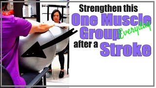 Stroke Exercise Core Strengthening [upl. by Inattyrb]