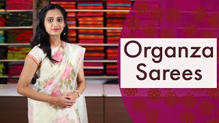 New Organza Sarees Collections  Gayathri Reddy [upl. by Falito878]