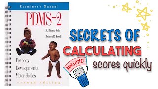 Peabody Developmental Motor Scales PDMS2 l Scoring Converting Interpreting Scores OT therapists [upl. by Giulietta]