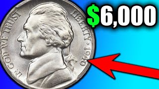 RARE Nickels from 1940 YOU Should Know About [upl. by Esyned544]