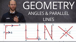 How to Calculate ANGLES on Parallel Lines  GEOMETRY 101  Grade 8 [upl. by Liza]