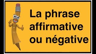 la phrase négative la négation [upl. by September]