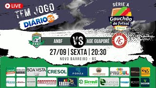 GAUCHÃO SÉRIE A DE FUTSAL 2024  ANBF X AGE [upl. by Ahsiem]