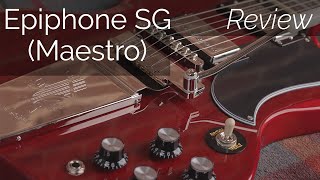 Epiphone 2020 SG Maestro  Guitar Review 61 Standard [upl. by Diamond]