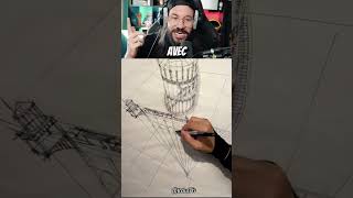 📏✏️Technique de Dessin Incroyable  Dessin en Perspective [upl. by Gabriel]