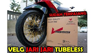 PASANG VELG JARI JARI TUBELESS DI REVO 2 SILINDER [upl. by Raouf]