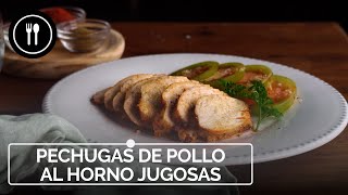 PECHUGAS DE POLLO AL HORNO JUGOSAS  Instafood [upl. by Yv]