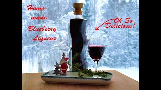 Making Blueberry Liqueur [upl. by Eseer]