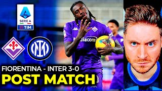 FIORENTINA INTER 30 INCAZATO NERO INZAGHI MASSACRATO [upl. by Mei748]